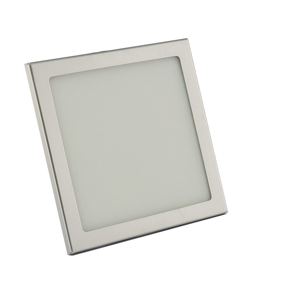 HOLLEX LED Paneel 12V zilver alum. 100x100mm ww
