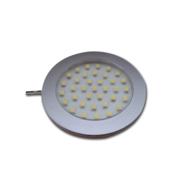 HOLLEX LED spot metaal 10-30V 2,8W warm wit ø68mm