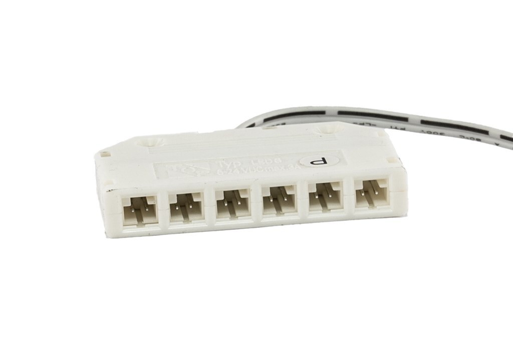 HOLLEX Verdeelblok 6-voudig