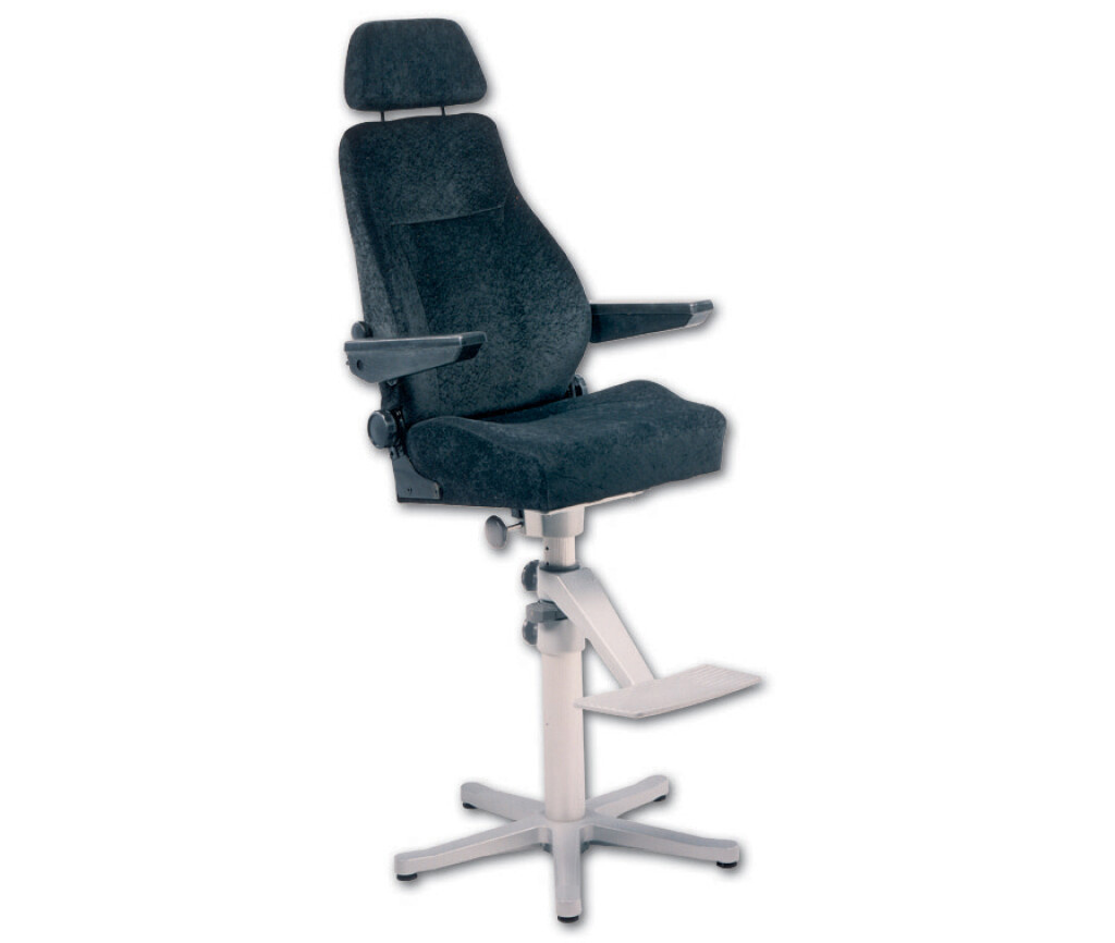 HOLLEX Stoelkuip 9009 zwart met stoeldrager ø76mm