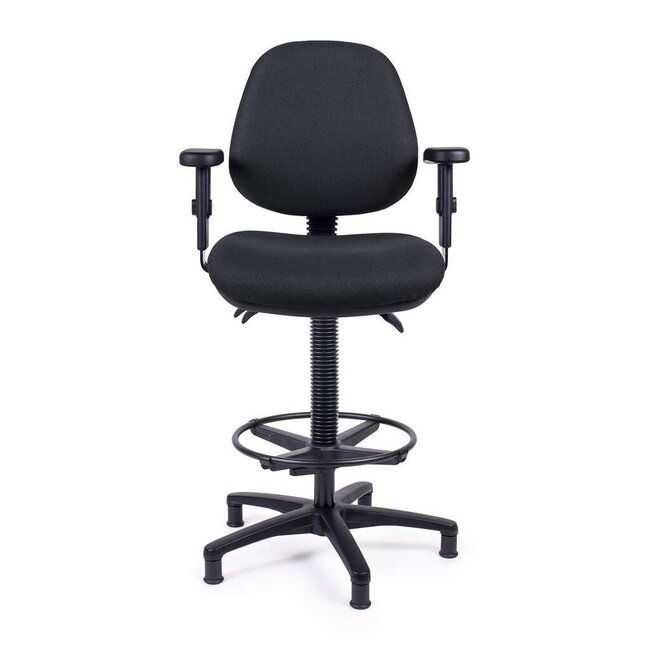 HOLLEX stuurstoel Delta I stof zwart