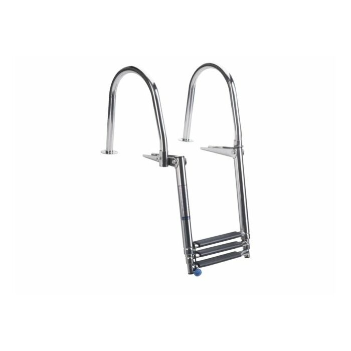 Talamex Zwemtrap telescopisch 3 + 1 met handrailing