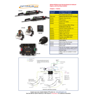 Allpa SeaStar Set Optimus EPS Outboard 2 Motoren en 1 Stuurstand