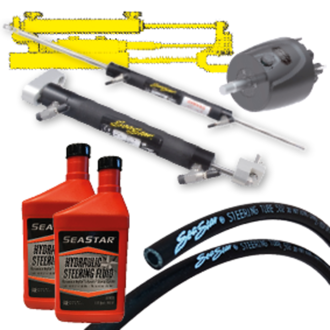 Allpa SeaStar Hydraulische sterndrivebesturing voor Volvo DPS & SX (met stuurbekrachtiging)