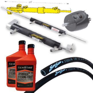Allpa SeaStar Hydraulische sterndrivebesturing voor Mercruiser etc., Volvo SX (zonder stuurbekrachtiging)