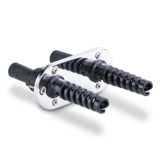 Allpa SeaStar Kit Field Installed Bulkhead, Dual Hose, RVS