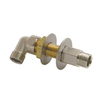 Allpa SeaStar bulkhead fittingkit L=3/4" voor 3/8" tube, single cilinder