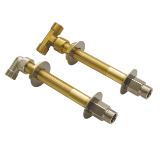 Allpa SeaStar bulkhead fittingkit L=3" voor 3/8" tube, twin cilinder