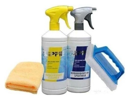 Sjippie Rubberboot pakket / cleaner&spuitwax