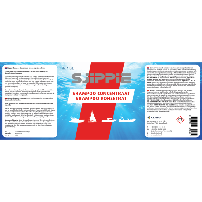 Sjippie Shampoo concentraat / fles 1ltr