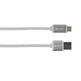 SKROSS USB-C STALEN OPLAADKABEL (STEEL)
