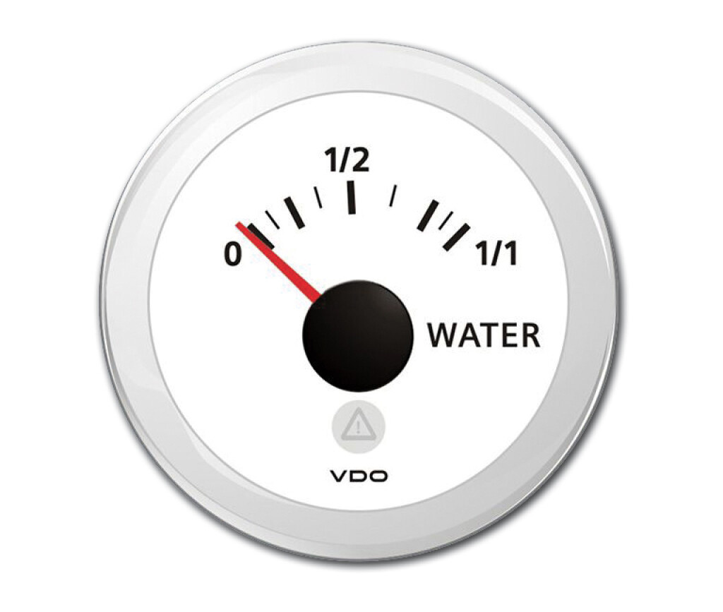 Veratron VDO VLW Drinkwater 3-180 Ohm 0-1/2-1/1 RW 52mm