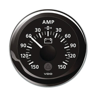 Veratron VDO VLB Batterij Ampèremeter -150/+150A RB 52mm