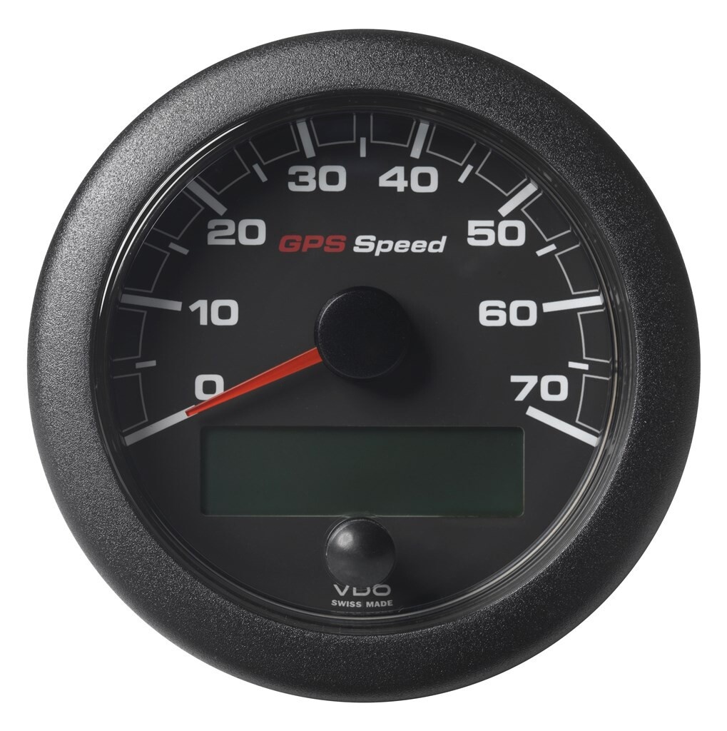 Veratron VDO OCL GPS Snelheidsmeter 0-70kn 85mm Zwart