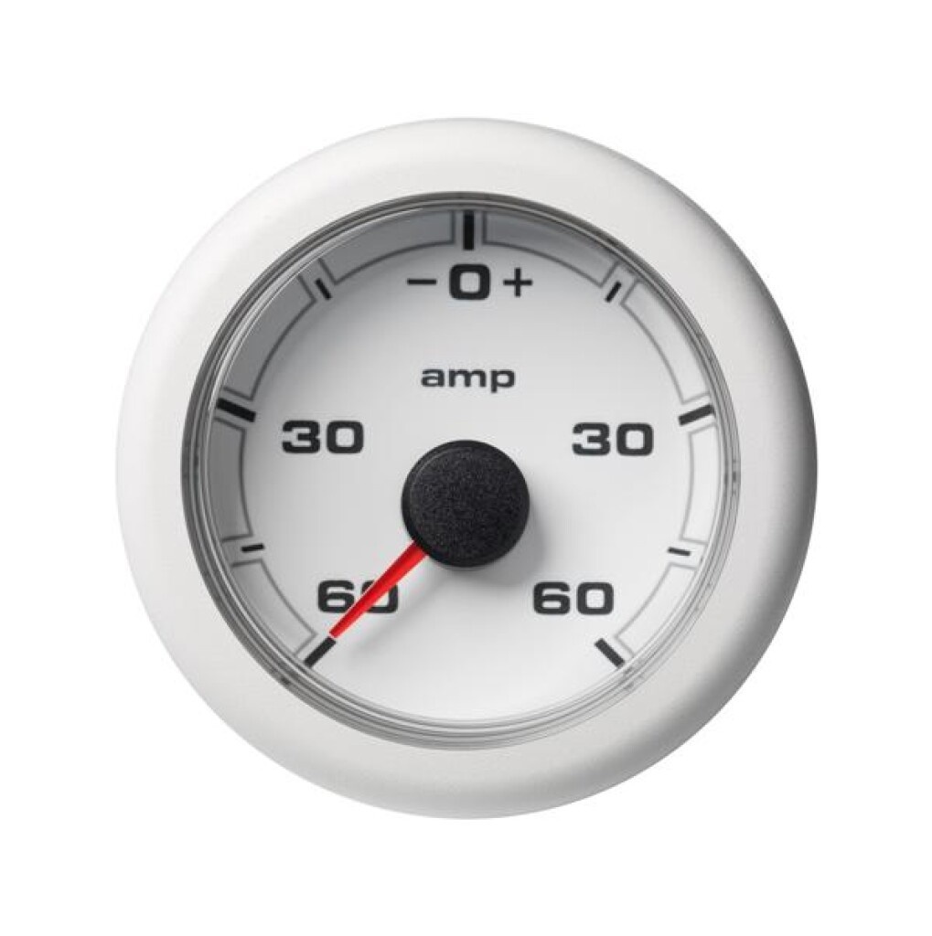 Veratron VDO OCL AmpeΜremeter 60A 52mm Wit