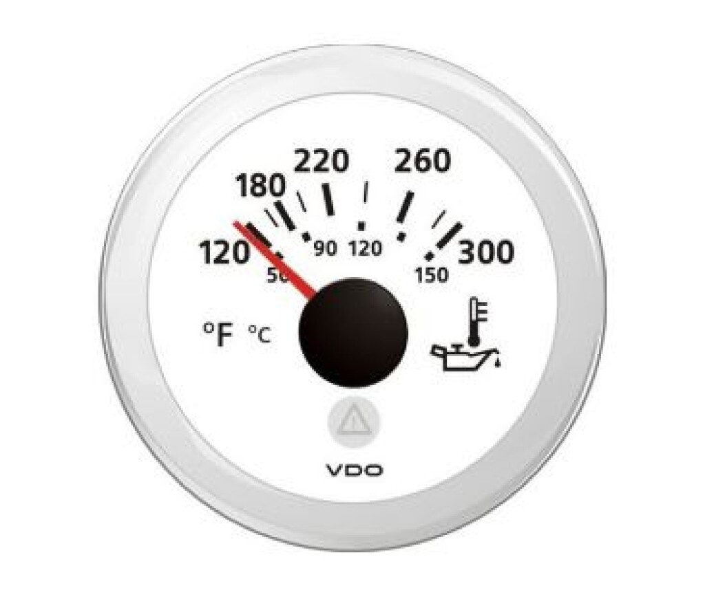 Veratron VDO VLW Temp Mot Olie 120°-300°F/50°-150°C RW 52mm