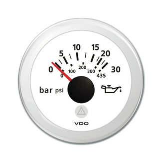 Veratron VDO VLW Motoroliedruk 0-30bar RW 52mm
