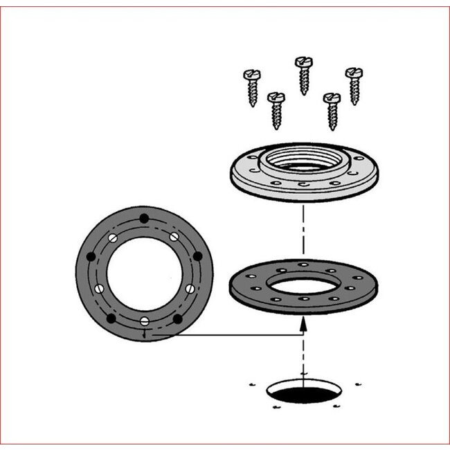VDO VDO Montageflens t.b.v. niveausensor