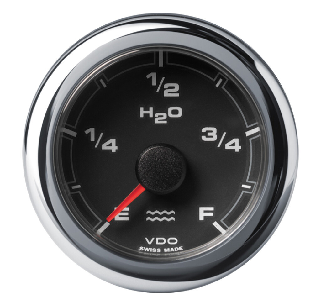 Veratron VDO OCL Drinkwaterniveau 52mm Zwart