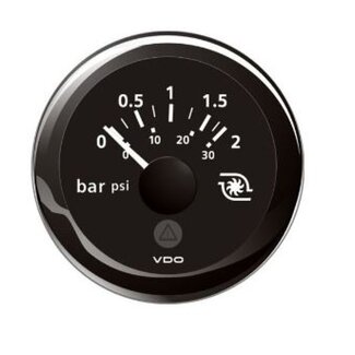 Veratron VDO VLB Turbo Druk 0-2bar/0-30psi RB 52mm