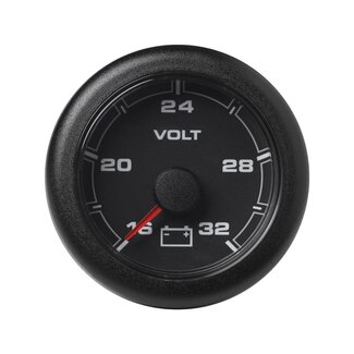 Veratron VDO OCL Voltmeter 16-32V 52mm Zwart