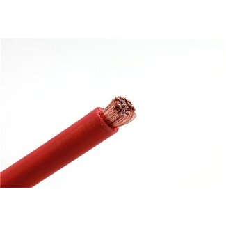Ripca Batterij kabel rood per meter