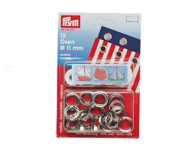 Prym 541370 zeilkousen 11mm (15st)