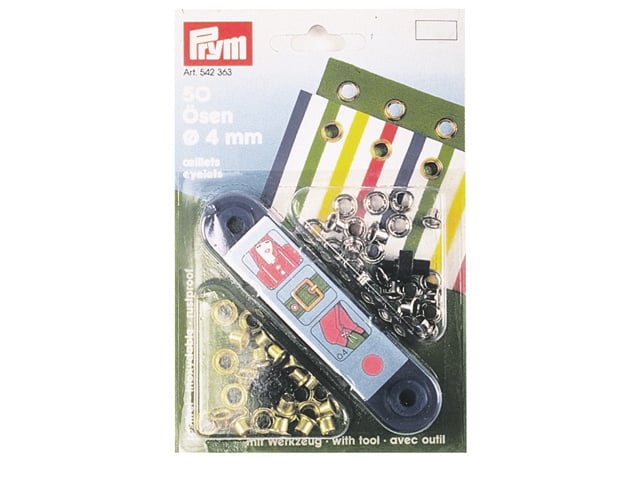 Prym 542400 zeilkousen 4mm (50st)
