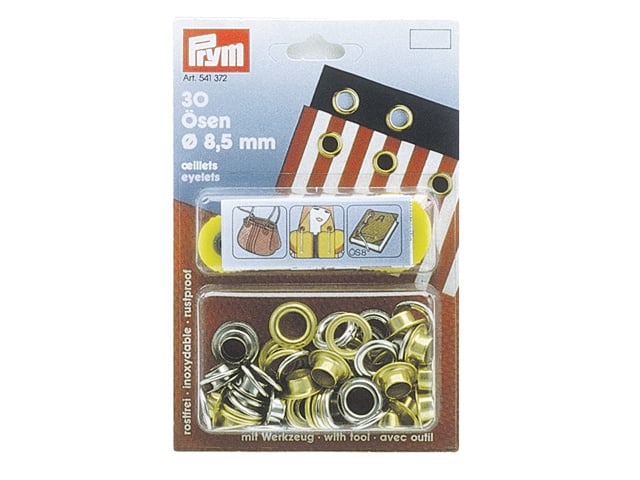 Prym 541374 zeilkousen 8.5mm (24st)