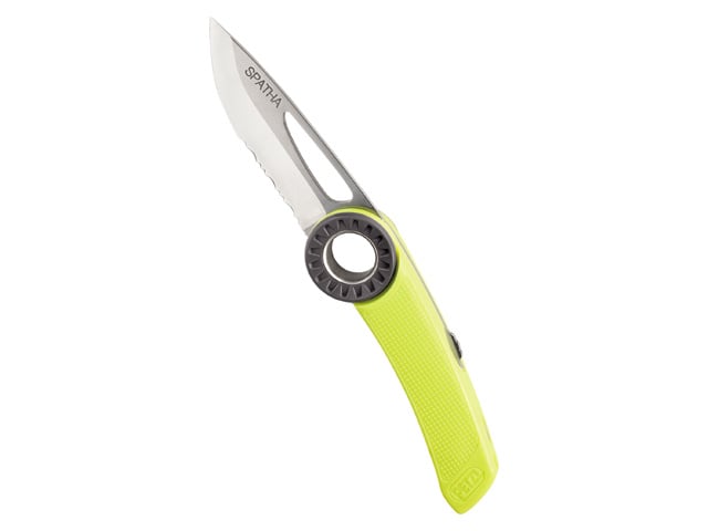 Petzl Mes Spatha geel