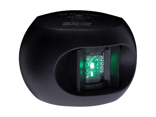 Aqua Signal Serie 34 led stuurboord zwart