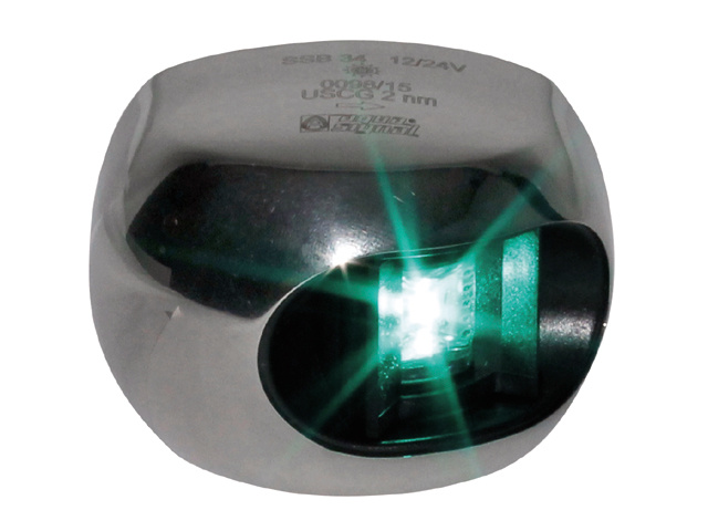 Aqua Signal Serie 34 led stuurboord rvs