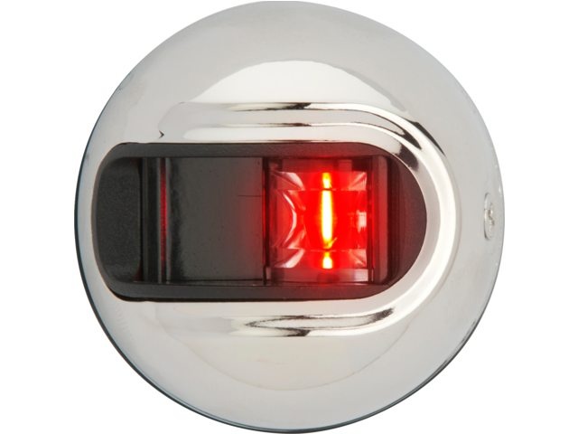 Attwood Bakboordlicht led Lightarmor verticaal rond rvs