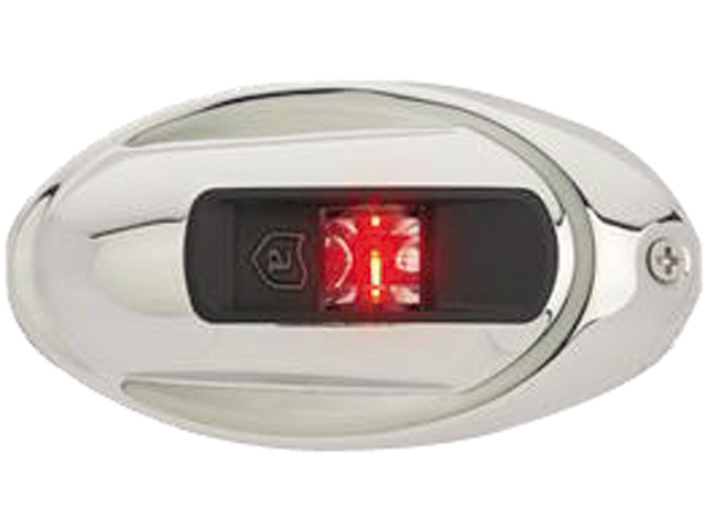 Attwood Bakboordlicht led Lightarmor verticaal ovaal rvs