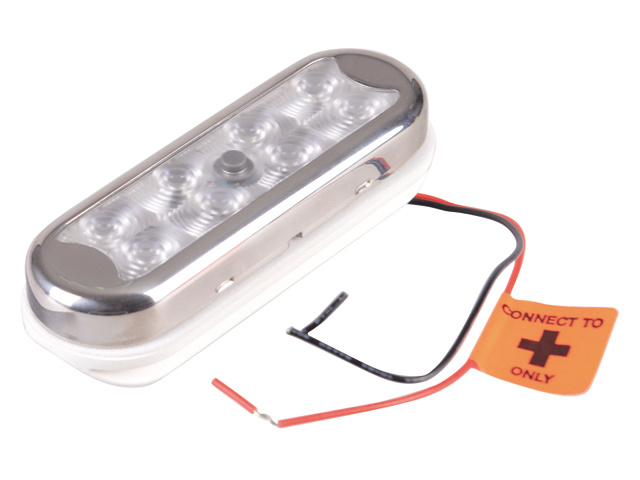 Talamex Bimini lamp buis of vlakke montage met schakelaar 12-24V