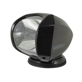 Marinco º Spotlight 100W 12V/24V Black including Remote SPLR-2
