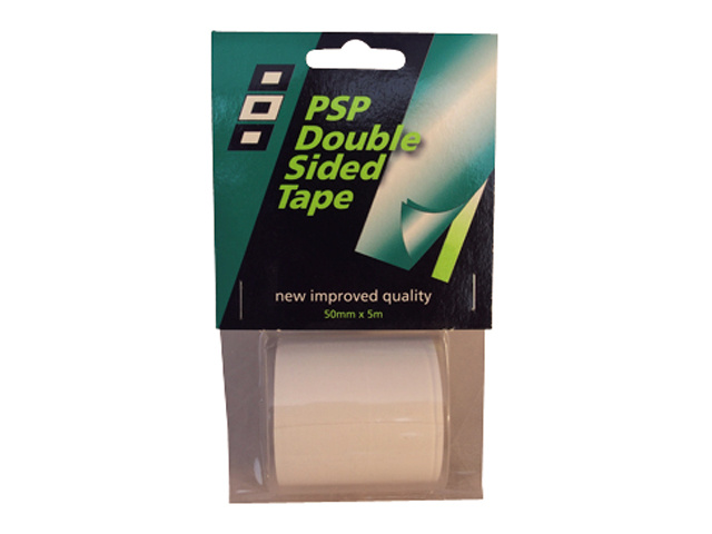 PSP Double sided tape clear 50mm 5m