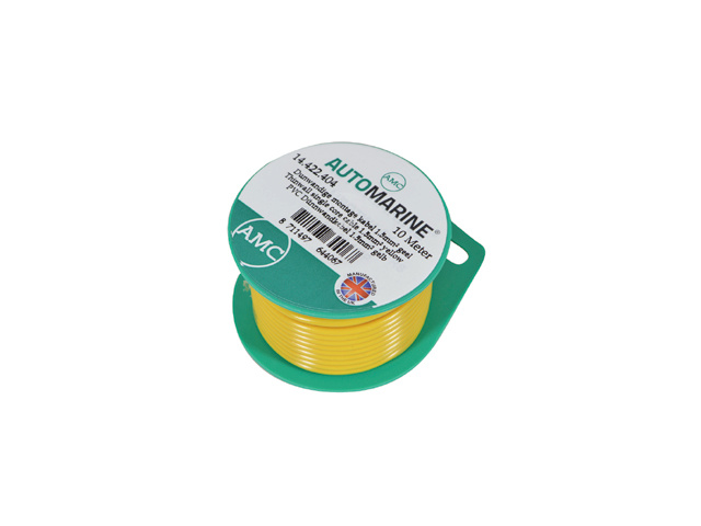 Automarine Dunwandige montage kabel 1.5mm² geel (10m)