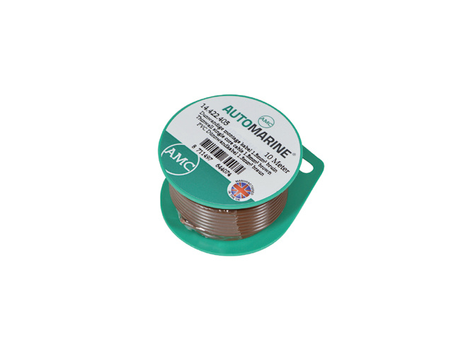Automarine Dunwandige montage kabel 1.5mm² bruin (10m)