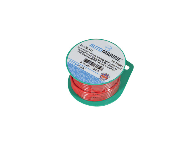 Oceanflex Dunwandige vertinde montage kabel 1.5mm² rood (10m)