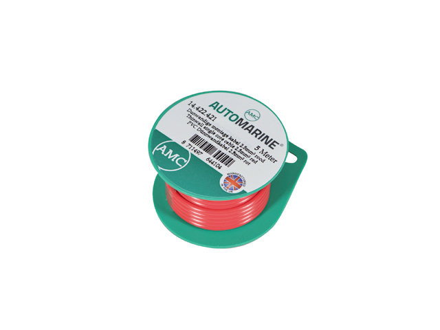 Automarine Dunwandige montage kabel 2.5mm² rood (5m)