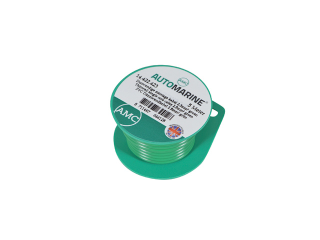 Automarine Dunwandige montage kabel 2.5mm² groen (5m)