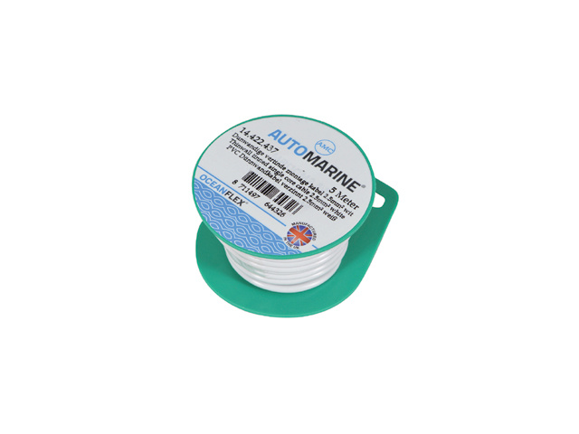Oceanflex Dunwandige vertinde montage kabel 2.5mm² wit (5m)