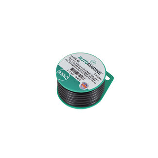 Automarine Platte pvc kabel zwart 2x0.75mm² rood/zwart (5m)