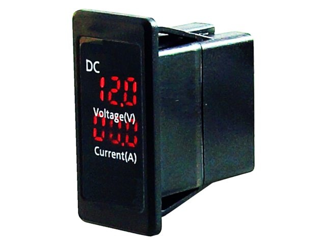 Talamex Volt- & amperemeter 4.5-30V & 0-15A switch model