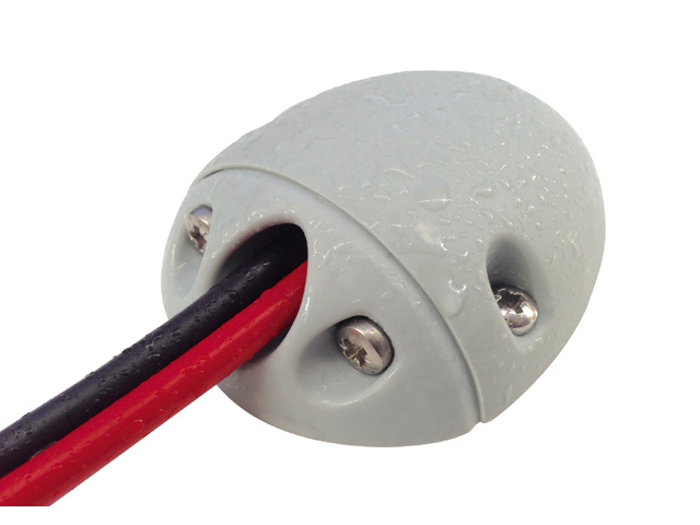 Talamex Kabeldoorvoer 2x3-6mm zij-montage grijs A1-SE7