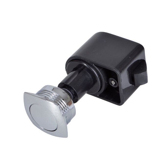 Talamex Drukknop convex kunststof verchroomd zelfsluitend