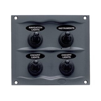 BEP Schakelpaneel 4 schakelaars