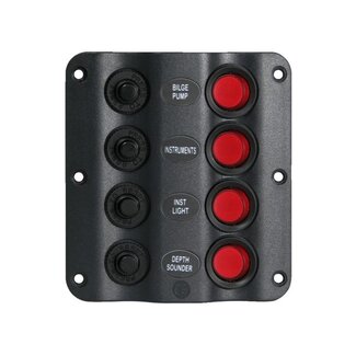 Talamex Schakelpaneel wave 4 schakelaars 12V