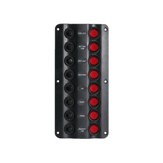 Talamex Schakelpaneel wave 8 schakelaars 12V